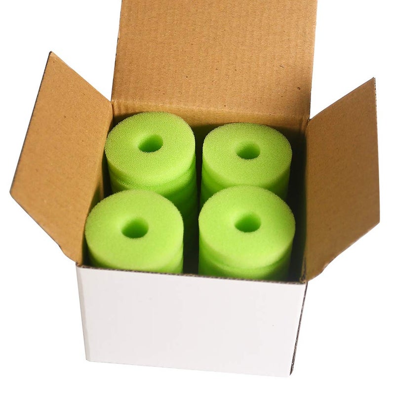 UPETTOOLS Aquarium Biochemical Sponge Filter, Ultra Quiet Aquarium Air Pump Bio Sponge Fish Tank Foam Filter (Green Sponge 4 Packs) - Image 4